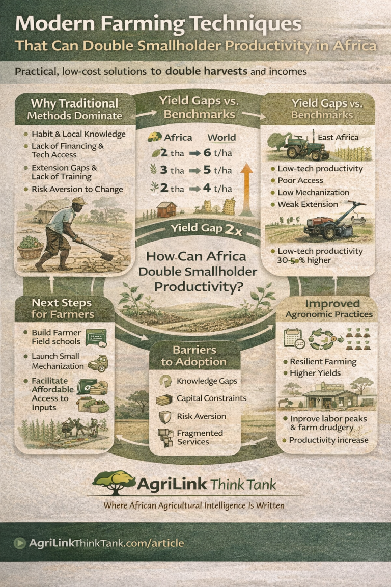 Modern Farming Techniques That Can Double Smallholder Productivity in Africa