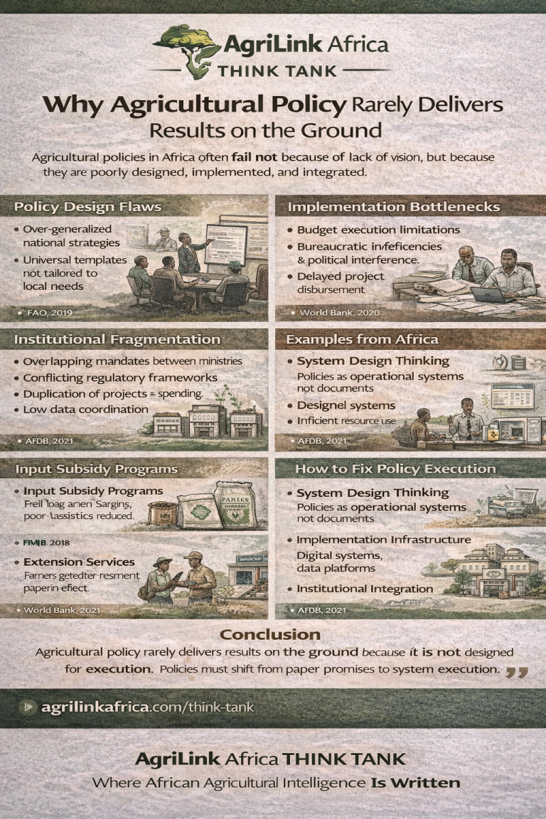 Why Agricultural Policy Rarely Delivers Results on the Ground