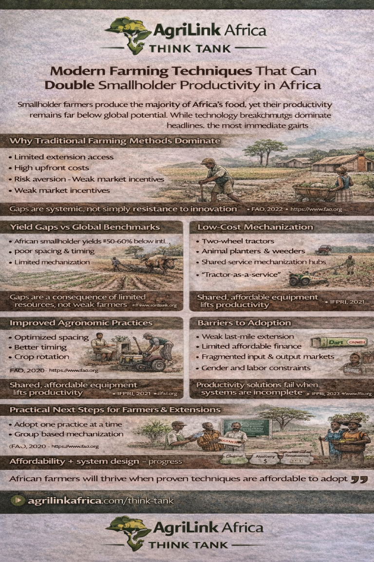 Modern Farming Techniques That Can Double Smallholder Productivity in Africa
